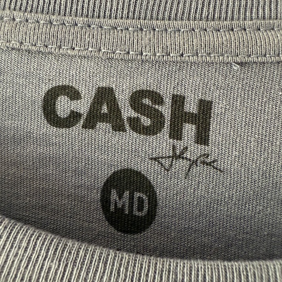 Johnny Cash Custom light blue Rhinestone shirt - Picture 6 of 6